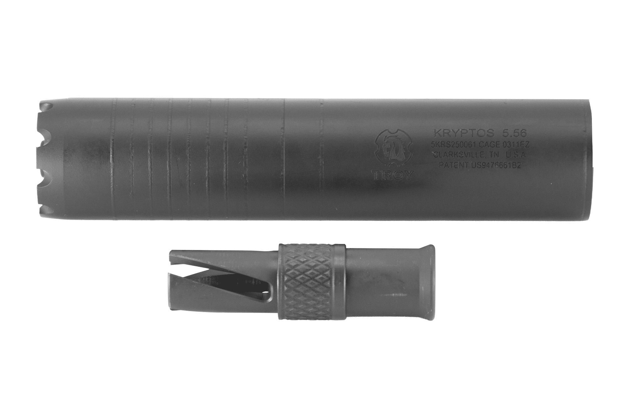 Troy Industries Kryptos 5.56 OTB Suppressor with Muzzle Device